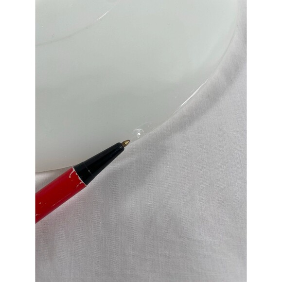 White Milk Glass Replacement Lid W/Knob Handle 8.5” Outer & 7.5” Inner Diam #437 - Picture 3 of 5